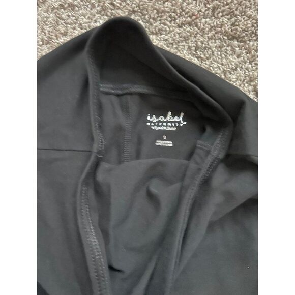 Solid Black Pull On Maternity Leggings - Picture 4 of 4